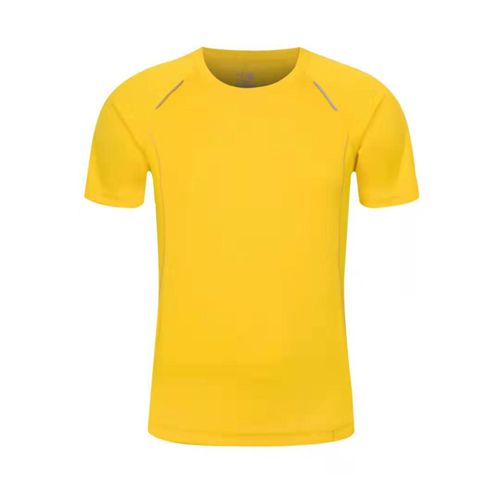产品名称：黄色速干排汗银离子运动衫
产品型号：黄色速干排汗银离子运动衫
产品规格：黄色速干排汗银离子运动衫